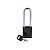 SAFEKEY - CADEADO DE ALUMINIO - 76MM (3") - PRETO - SEGREDOS - Imagem 1
