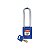 SAFEKEY - CADEADO PLÁSTICO HASTE DE AÇO - 76MM (3") - AZUL - - Imagem 1