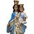 Nossa Senhora do Rosário 28cm em Gesso - Imagem 4