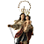 Nossa Senhora do Rosário 60cm em Resina com Coroa - Imagem 4