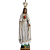 Nossa Senhora Imaculado Coração de Fátima 118cm em Resina com Coroa - Imagem 1