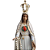 Nossa Senhora Imaculado Coração de Fátima 118cm em Resina com Coroa - Imagem 4