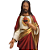 Sagrado Coração de Jesus 82cm em Resina - Imagem 4