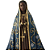 Nossa Senhora Aparecida 108cm em Resina com Manto e Coroa - Imagem 5