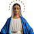 Nossa Senhora das Graças 107cm em Resina com Resplendor - Imagem 4