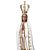 Nossa Senhora de Fátima 113cm em Gesso com Coroa - Imagem 4