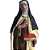 Santa Tereza D'Ávila 60cm em Gesso - Imagem 4