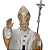 São João Paulo II 66cm em Resina - Imagem 2