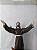 São Francisco de Assis com os Braços Abertos 89cm em Gesso - Imagem 2