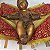 Menino Jesus na Manjedoura 36cm em Gesso - Imagem 4