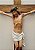 Jesus Cristo Crucificado 120cm em Resina e Madeira - Imagem 3