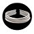 KIT 12 TIARA  ARQUINHO EXTRA FINA BRANCA 5MM ENCAPAR/FORRAR - Imagem 1