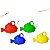 Kit 10 Peixe Pesca + 03 Varas de Pesca Bambu Festa Junina - Imagem 1