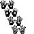 6 Par Luva Frio Touch Caveira Halloween Mexer Celular Adulto - Imagem 1