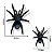 Kit 03 Enfeite Mural Aranha Decoração Festa Halloween Terror - Imagem 3
