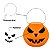 Kit Cesta Abóbora laranja + Balde Abobora Preta Halloween - Imagem 2