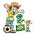 04 Enfeite Mural Boneco Caipira Futebol Brasil Copa do Mundo - Imagem 1