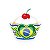 72 Forma Papel Cupcake Coração Festa Copa do Mundo Futebol - Imagem 1