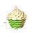 72 Forma Papel Cupcake Listrado Festa Copa do Mundo Futebol - Imagem 2