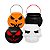 Kit 04 Cestas Halloween Caldeirão + Caveira + Aboboras - Imagem 1