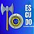 Kit Escudo e Machado Coleção Heróis Brinquedo Criança Presente - Imagem 2