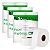 Kit 24 Rolo Papel Higiênico Rolão Grande Branco Simples - Imagem 1