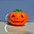 Chaveiro Halloween Abobora Com 3 Efeito De Luz Divertido - Imagem 2