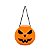 Cesta Balde Abóbora Média Doces Decoração Festa Halloween - Imagem 4