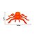 Kit 72 Aranha de Plástico Colorida Decoração Festa Halloween - Imagem 3