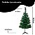 01 Árvore De Natal Pinheiro Pequena Simples Verde- 90cm - Imagem 3