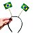 01 Tiara Simples Festa Copa do Mundo Futebol Bandeira Brasil - Imagem 1