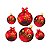 18 Enfeite Mural Natal Papelão Bola Decorativa Parede Festa - Imagem 1