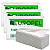 10.000 Papel Toalha Interfolha Secar Mãos Suporte Branco - Imagem 1