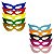 Kit 24 Máscara Carnaval Gatinha Papel P/Rosto Fantasia Festa - Imagem 2