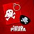 Kit 06 Fantasia Pirata Acessório Festa Carnaval Aniversário - Imagem 2