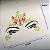01 Cartela Adesivo Facial Pedras Neon Fantasia Carnaval - Imagem 4