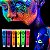 12 Tinta Neon Maquiagem Corporal Festa Carnaval Aniversário - Imagem 2