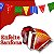Kit 24 Sanfonas Enfeite Mural Festa Junina Parede Decoração - Imagem 2