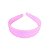 01 Tiara de Veludo Lisa Arco Arquinho Acessório Rosa 30mm - Imagem 5