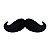 01 Bigode Enfeite Decoração Dia dos Pais Mural Painel 45cm - Imagem 2