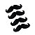 Kit 05 Enfeite Bigode Mural Painel 19,5cm Dia dos Pais - Imagem 2