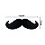 Kit 30 Enfeite Bigode Mural Painel 19,5cm Dia dos Pais - Imagem 3