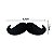 Kit 300 Bigode Decoração Dia dos Pais Enfeite Mesa 6,0cm - Imagem 3
