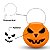Kit 03 Cesta Balde Abobora P/ Doces Decoração Festa Dia das Bruxas Halloween - Imagem 3