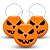 Kit 03 Cesta Balde Abobora P/ Doces Decoração Festa Dia das Bruxas Halloween - Imagem 1