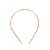 60 Tiara Arco Base Arame Metal Cobre Fina 1mm Pérola - Imagem 2