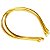 100 Tiara Arco Acessório Base Lisa Metal Ouro/Dourado 4mm - Imagem 2