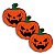 Kit 60 Painel Abóbora EVA 10cm Decoração Halloween Terror - Imagem 1