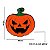 Kit 30 Painel Abóbora EVA 10cm Decoração Halloween Terror - Imagem 3