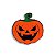 Kit 30 Painel Abóbora EVA 10cm Decoração Halloween Terror - Imagem 2